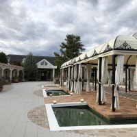 式場中央のガーデンです