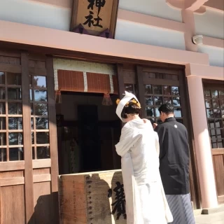 式前にお参り
