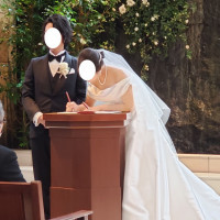 結婚証明書署名