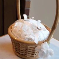 リングピロー
用意してもらいました^^