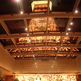 東京タワーの迫力が印象的な挙式会場