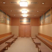 会場に入る一歩手前。ここで親族が挨拶できるそうです。