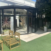 披露宴会場からガーデンが自由に行き来出来ます