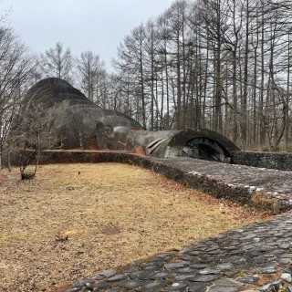 石の教会の外観です。挙式中は写真NGでした。