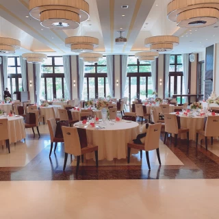 披露宴始まる前の会場風景