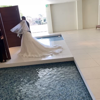 チャペルに入場