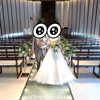 始まる前に撮ってくれました。