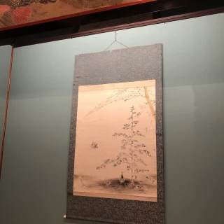 披露宴会場には掛け軸もあります。