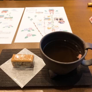 桜のホットティーも美味しかったです。