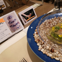 お魚のゆずジュレか何かです。ジュレが美味しかったです。