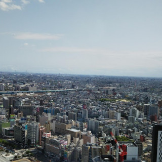 披露宴会場からの景色