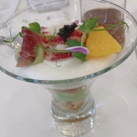 キャビアの風味が広がりました！