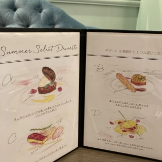 メニューは季節で変更しているそうです　春メニュー