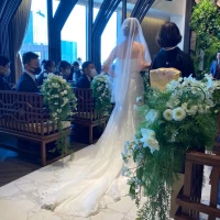 挙式入場の様子