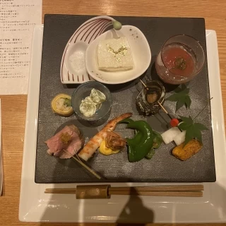 前菜。試食会での写真。