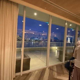 披露宴会場からの夜景