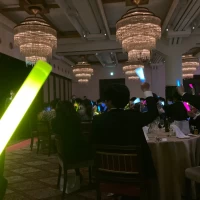 入場前のペンライト演出