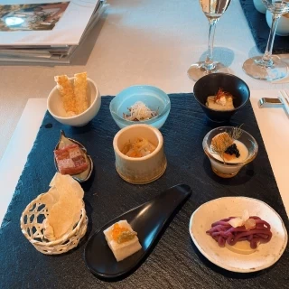 前菜に考えている料理の試食