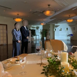 新婦手紙中
広いので距離感がとても良いです