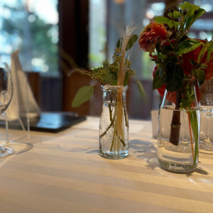 テーブル装花小瓶|583558さんのエルムガーデンの写真(1481071)