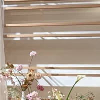 披露宴会場の花