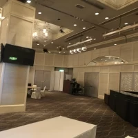 会場1 大きい柱があるのが少しだけ気になりました