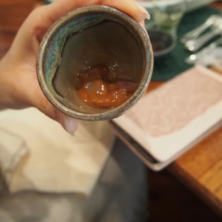 サービスで塩辛