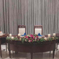 新郎・新婦席