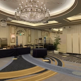 披露宴会場
朝食会場として使われていました。