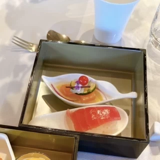 前菜のお魚もとてもおいしく、満足でした！
