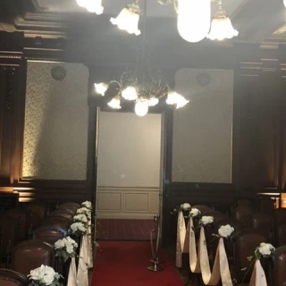 披露宴会場の入り口