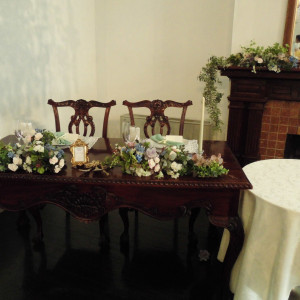 メインテーブル|584357さんの神戸北野サッスーン邸の写真(1193953)