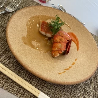 オマール海老が美味しかったです。