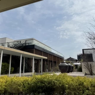 親族がいた控室から撮った写真