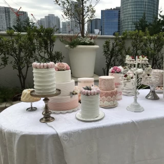 ニース邸のガーデンでデザートビュッフェ