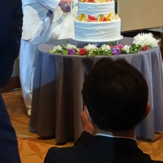 ケーキ入刀