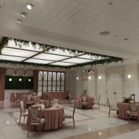 2つめの会場　披露宴会場センター付近から