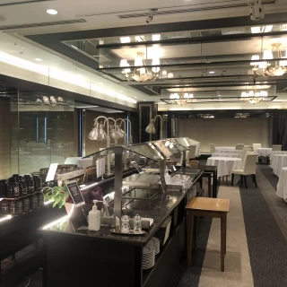 SORAの披露宴会場。写真当時はバイキング仕様。