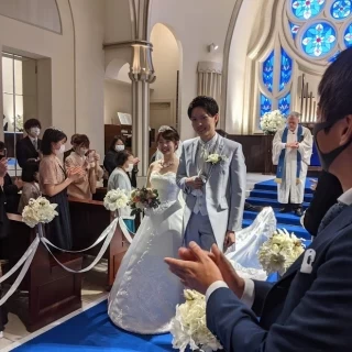 美しいチャペルに大満足でした
