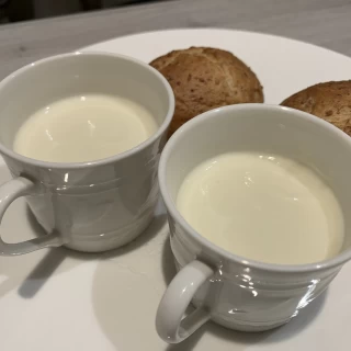 パンとポタージュスープ