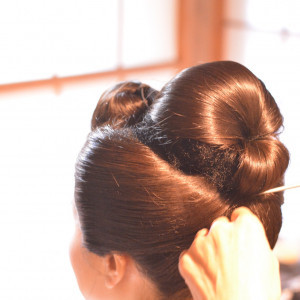 自毛で新日本髪を結ってもらいました|585091さんの牛嶋神社の写真(1411342)
