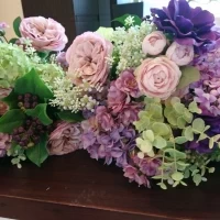 ホワイエ（ニューヨークスイート）の飾り付けのお花