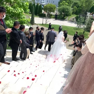 チャペルの階段です