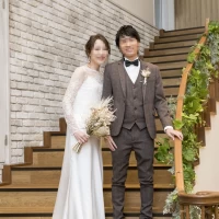 披露宴会場に入場する階段