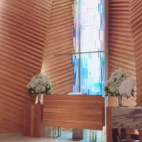 ステンドグラスが綺麗