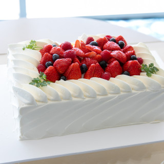 ウェディングケーキです。