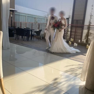 テラスからの入場
