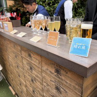 挙式と披露宴の間のガーデン