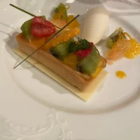 柑橘のタルト
