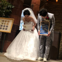 結婚誓約書とサンドセレモニー。